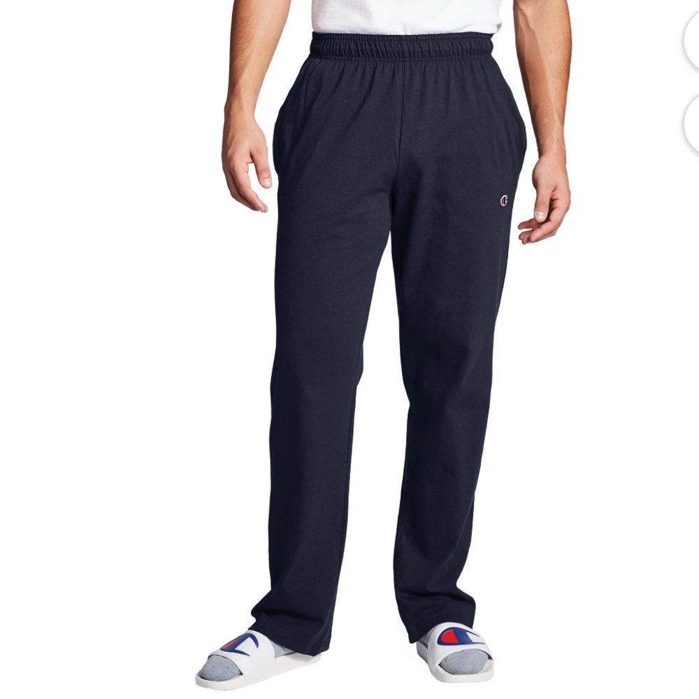 Champion sweatpants open bottom joggers Pants